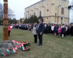Vaskút-nagyközségi március 15.-i ünnepség