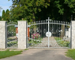Vaskút-nagyközségi temető bejárat